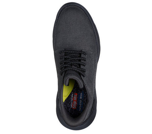 Pantofi sport, barbati, SKECHERS GARZA CLIVE SLIP-INS 205352-BLK negru, textil